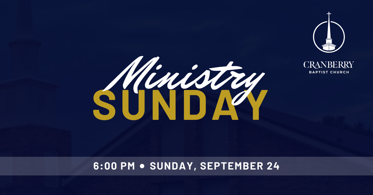 Ministry Sunday
